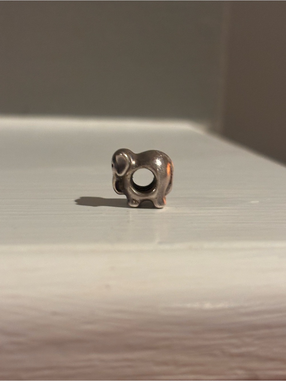 Tiny Silver Elephant Pandora Charm - Picture 3 of 6